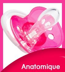 Tétine bébé personnalisée embout Anatomique Tétine bébé personnalisée embout Anatomique